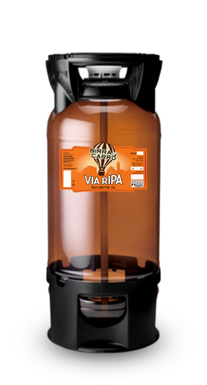 via rIPA, birra artigianale India Pale Ale in fusto da 20 litri.