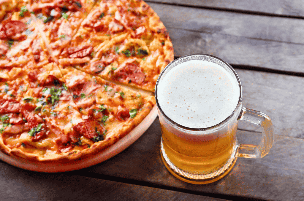 Pizza e birra a Carrù, in Piemonte. Una storia medievale.