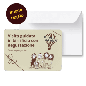 Buono regalo per visita con degustazione in birrificio artigianale.